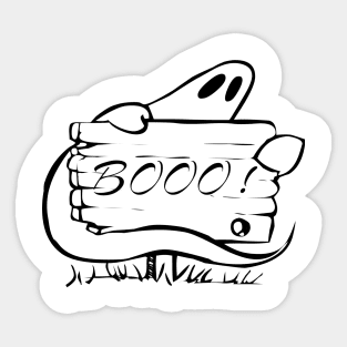 Halloween Ghost Sticker